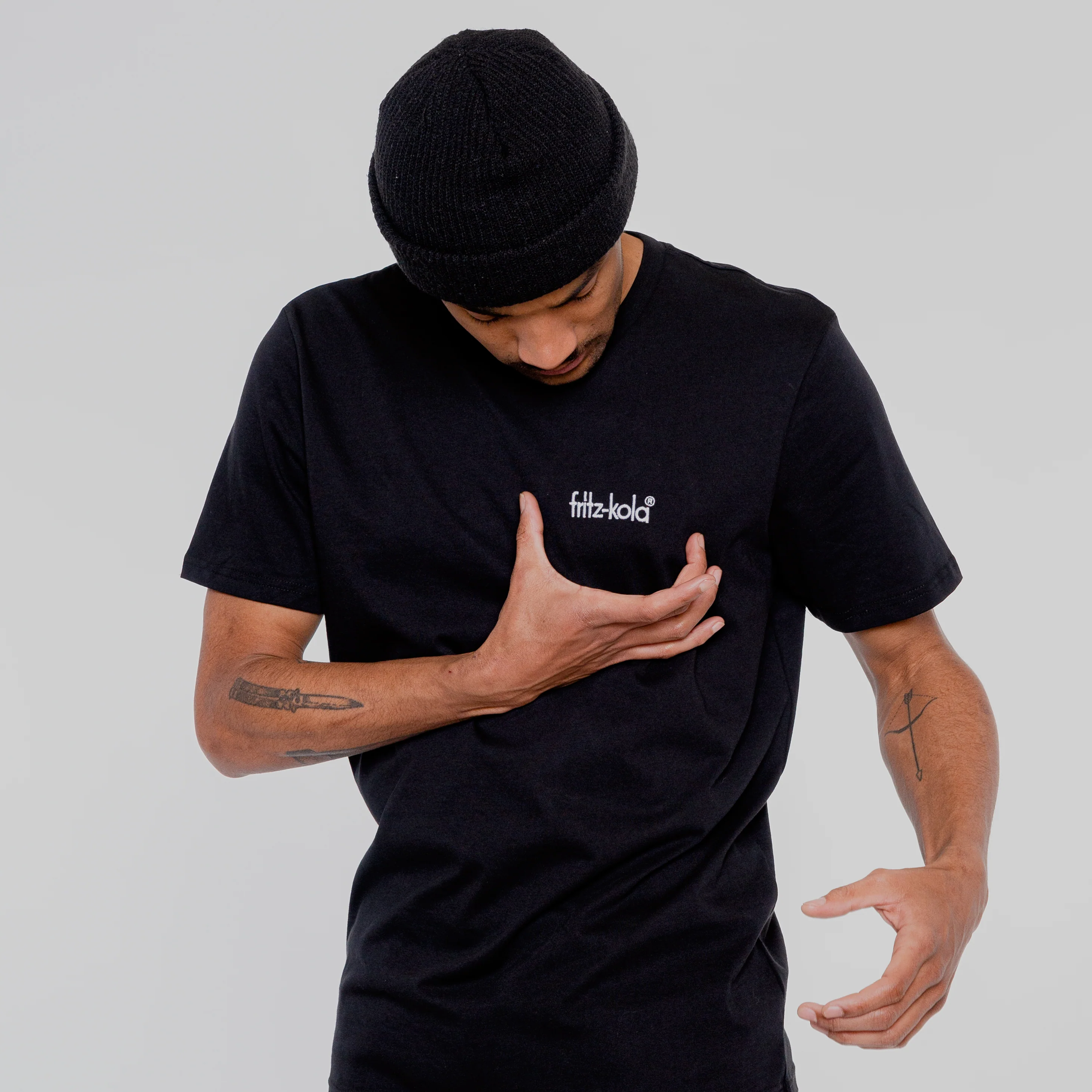 fritz-kola shirt 'classic' mit stick - schwarz - Image 3